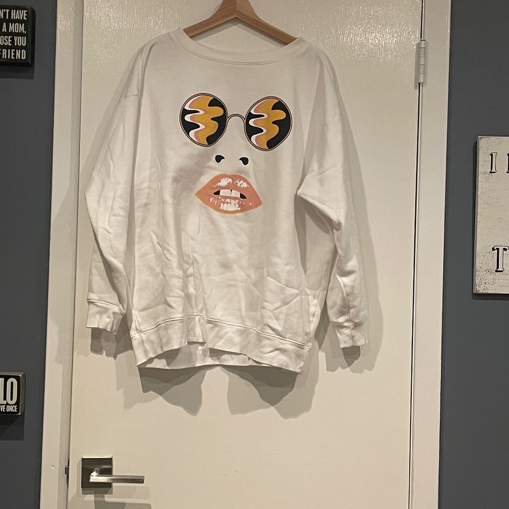 Oversized wildfox glam sweatshirt